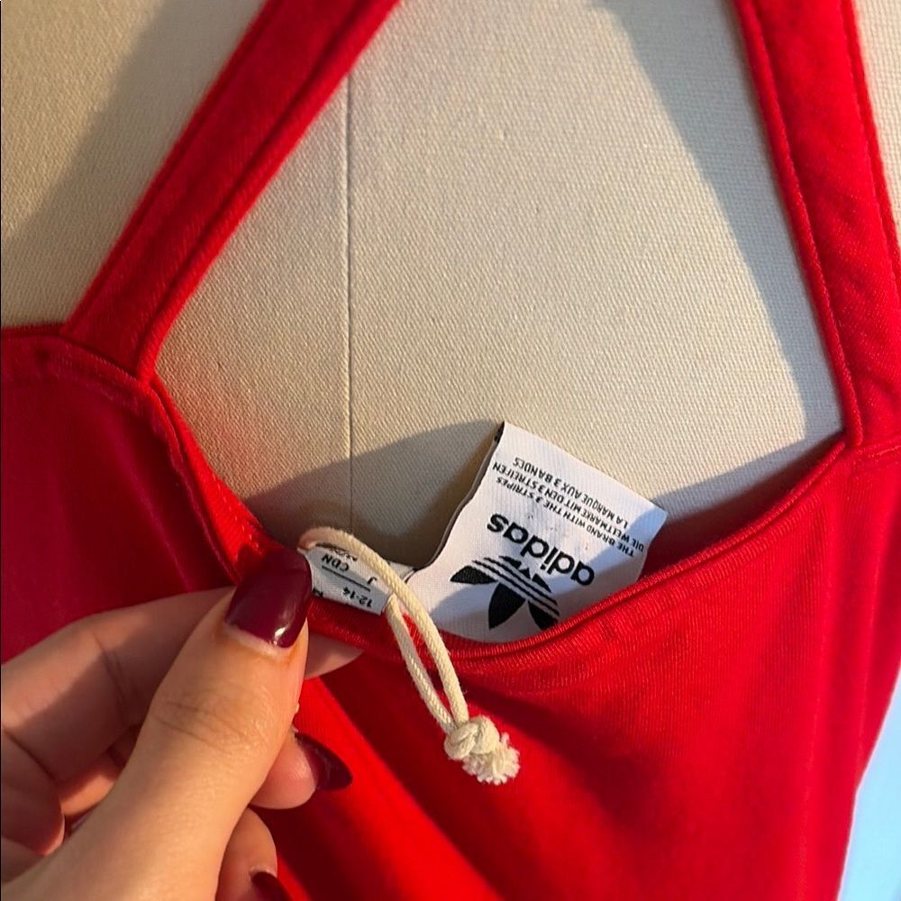 Adidas Women's Red Mini Dress - Picture 4 of 10